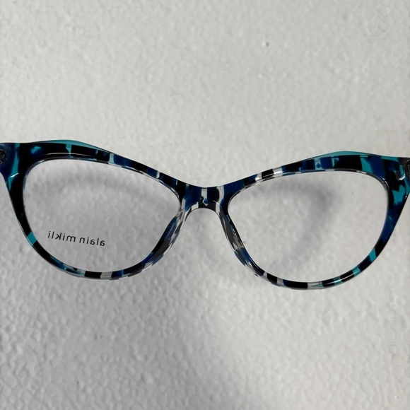 Alain Mikli Blue Cateye Tortoise Shell Glasses 15036 140 A03061 001 - Picture 9 of 9